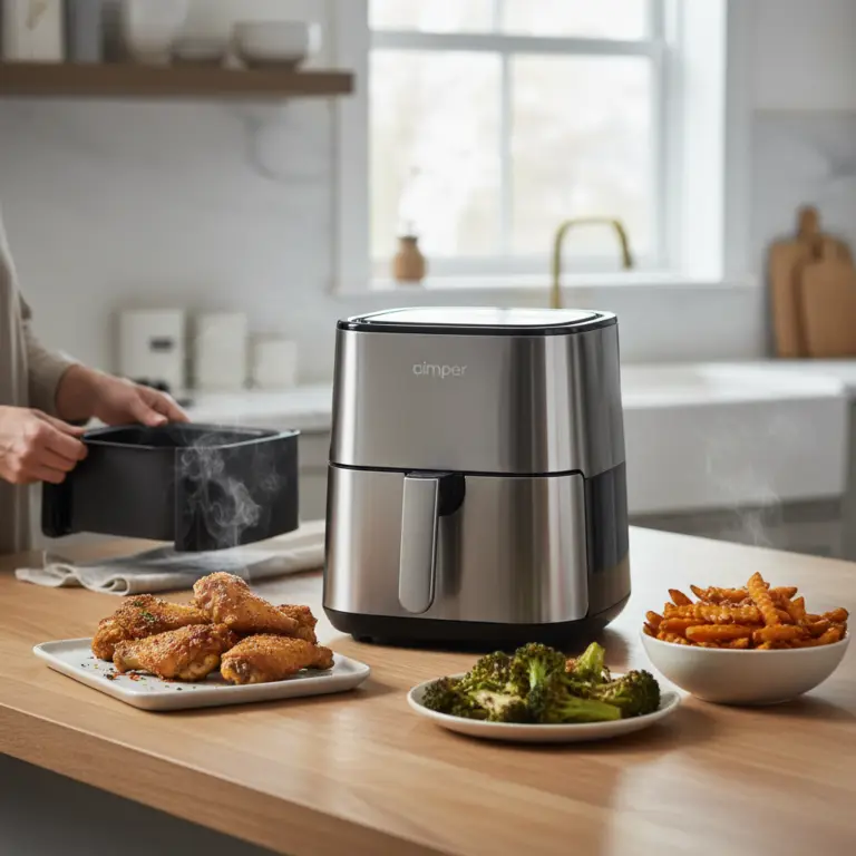 Ilustração editorial: Air fryer funciona mesmo? 5 testes reais para provar
