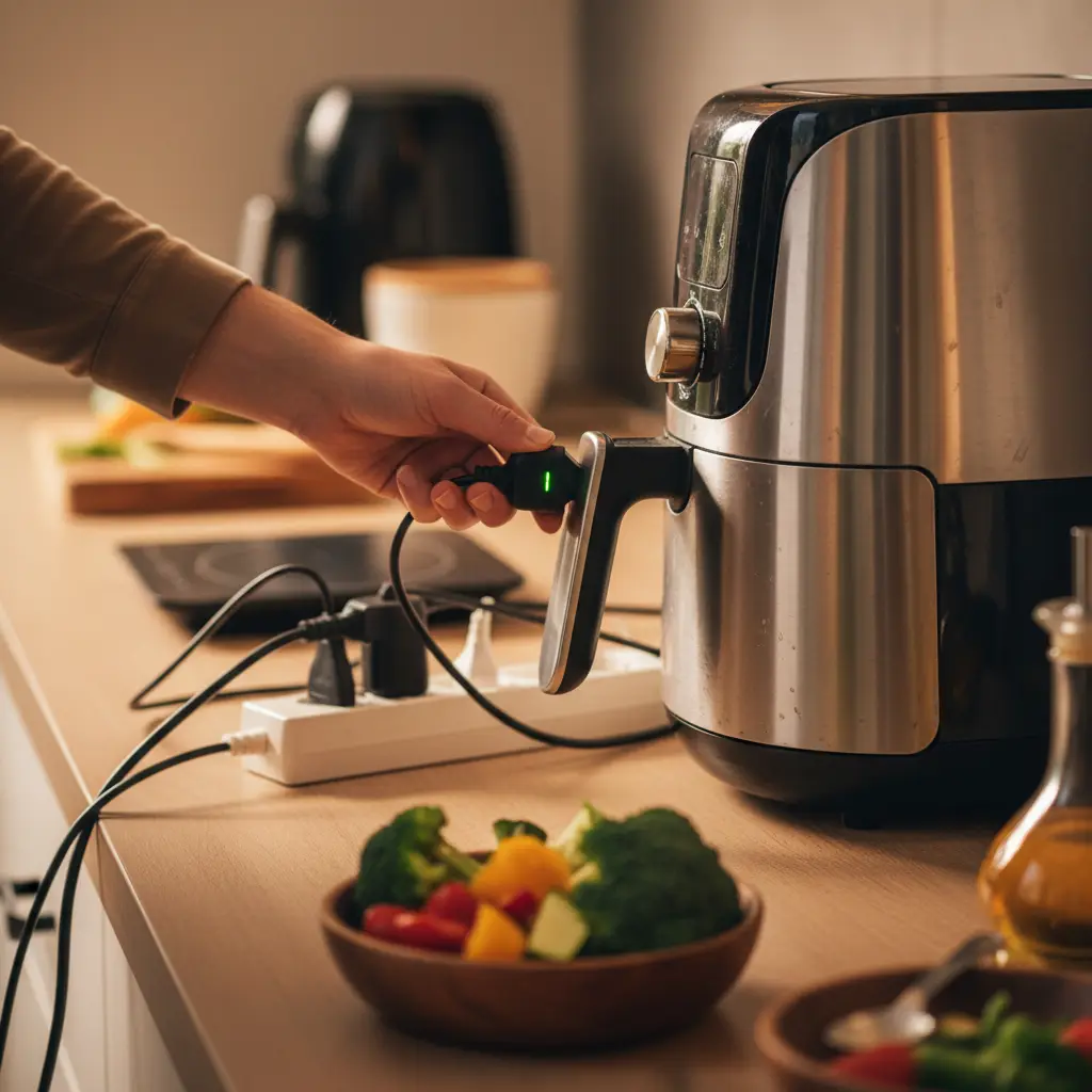 Air fryer gasta muita energia? Economize 30% com estas dicas — detalhe