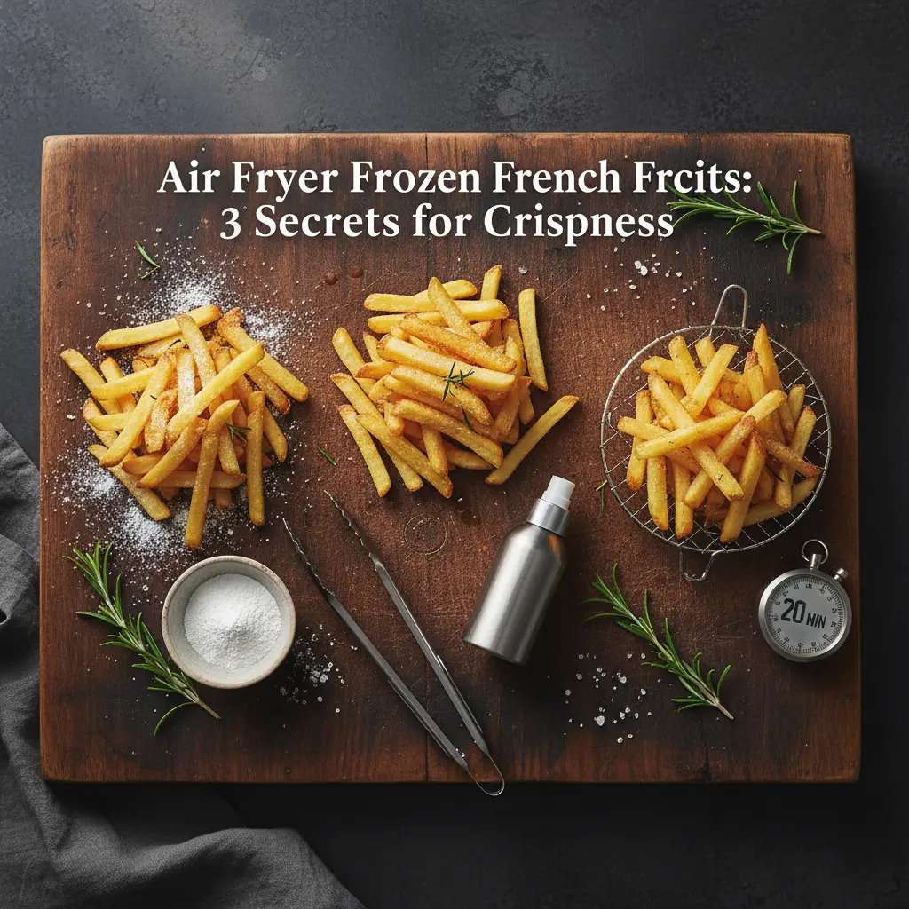 Batata frita congelada na air fryer: 3 segredos para crocância — resultado