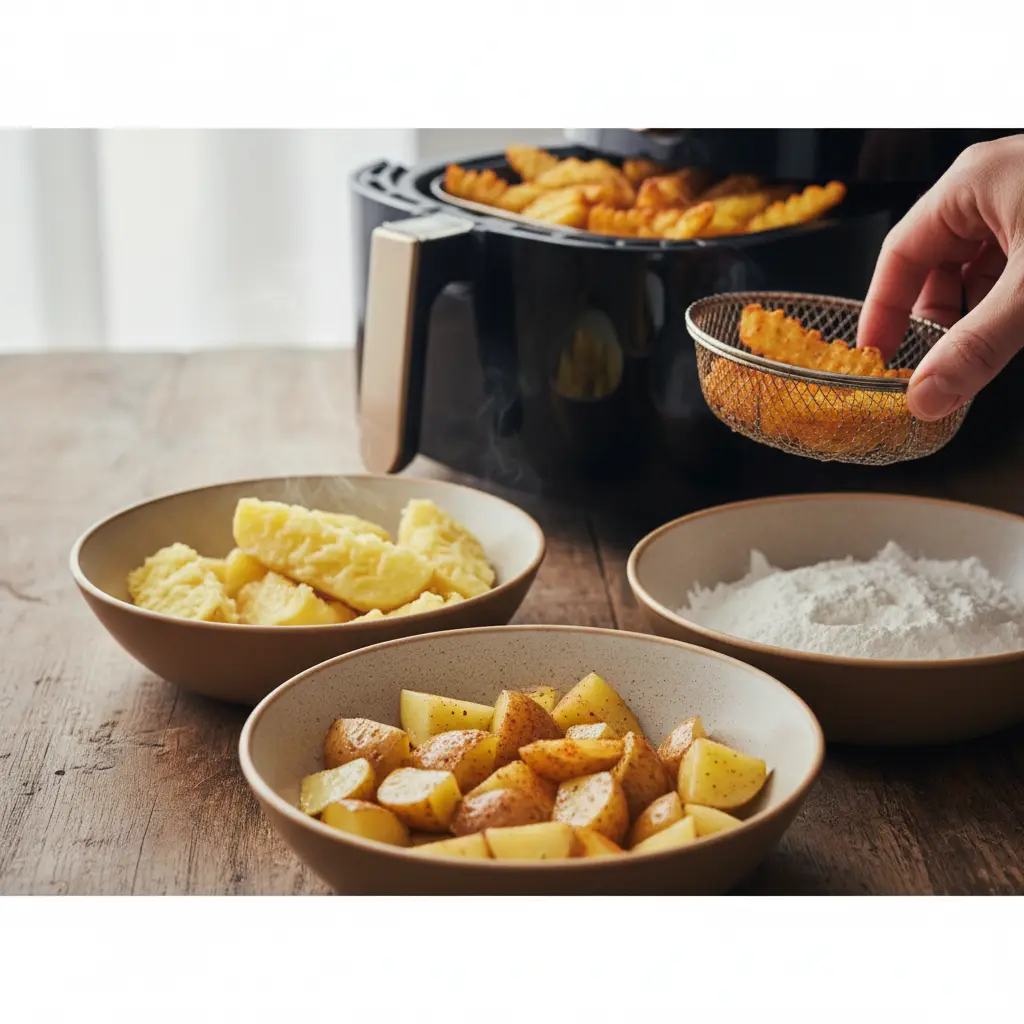 Batata na Air Fryer: 3 Segredos para Crocância Perfeita — detalhe