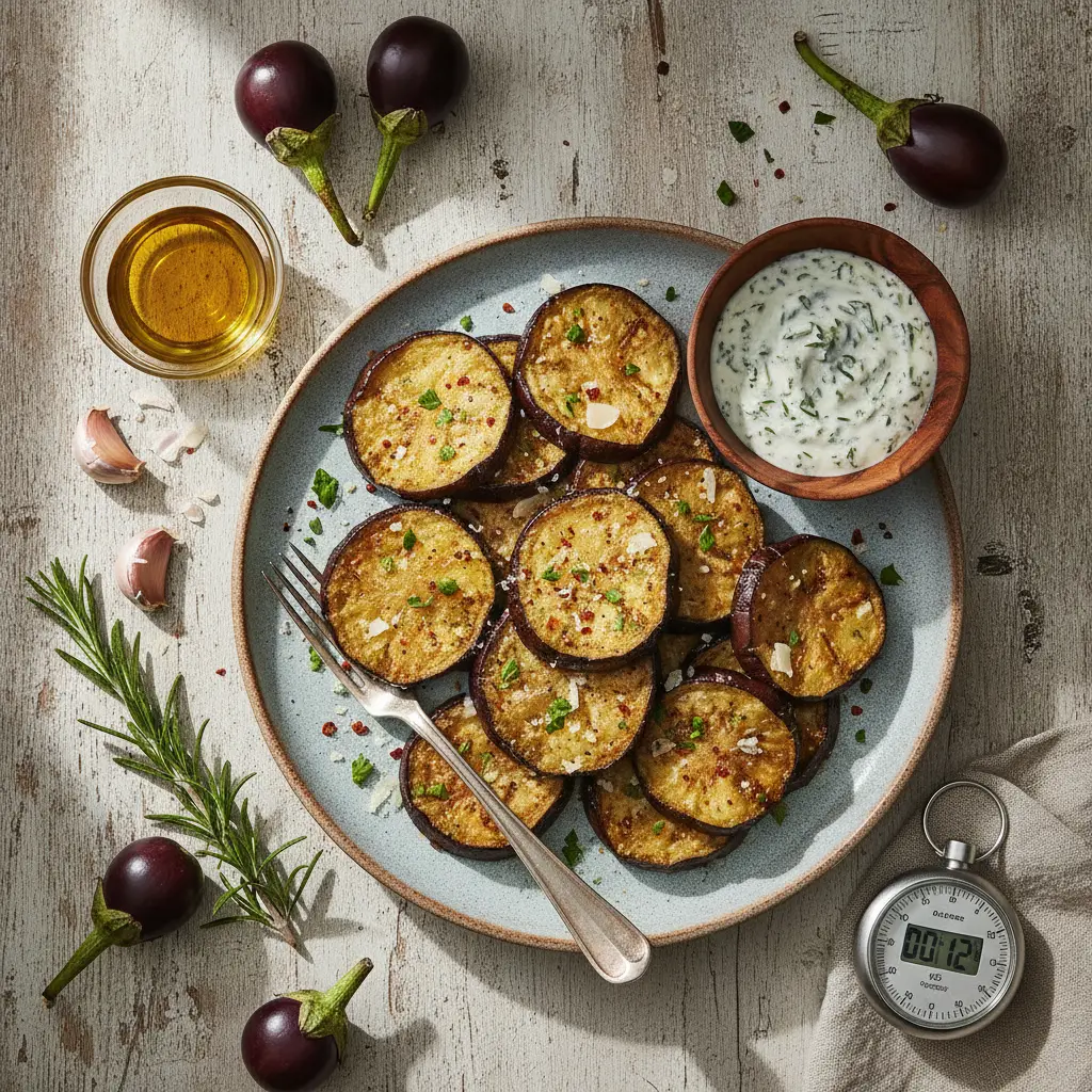Berinjela na air fryer: receita pronta em 12 minutos — resultado