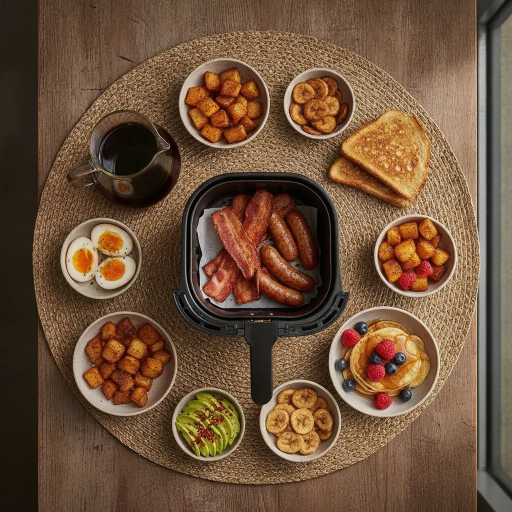 Café da manhã na air fryer: 5 receitas prontas em 10 minutos — resultado