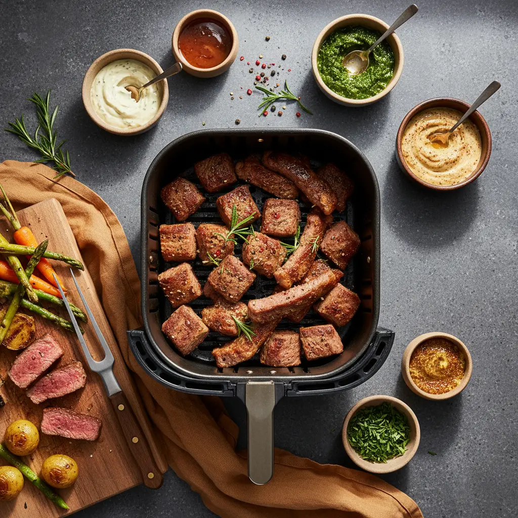 Carne na air fryer: 5 segredos para o ponto perfeito — resultado