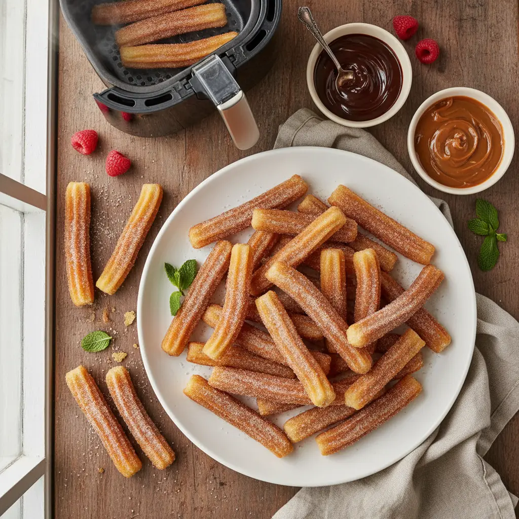 Churros na air fryer: receita pronta em 12 minutos — resultado