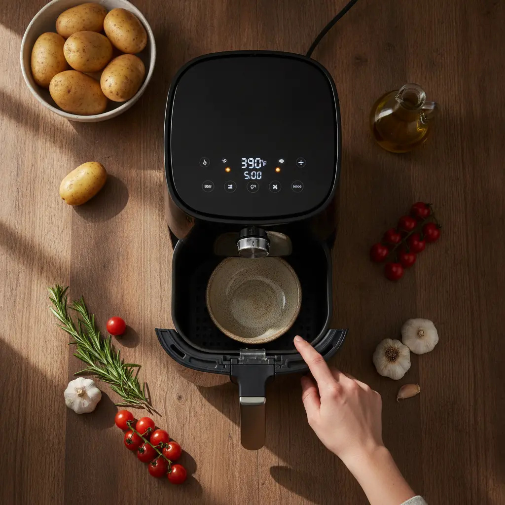 Como preaquecer air fryer em 3 minutos para frituras perfeitas — resultado