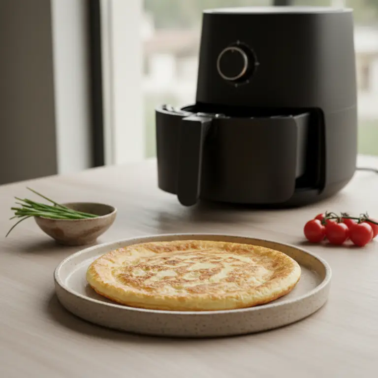 Ilustração editorial: Crepioca na air fryer: a receita perfeita em 8 minutos