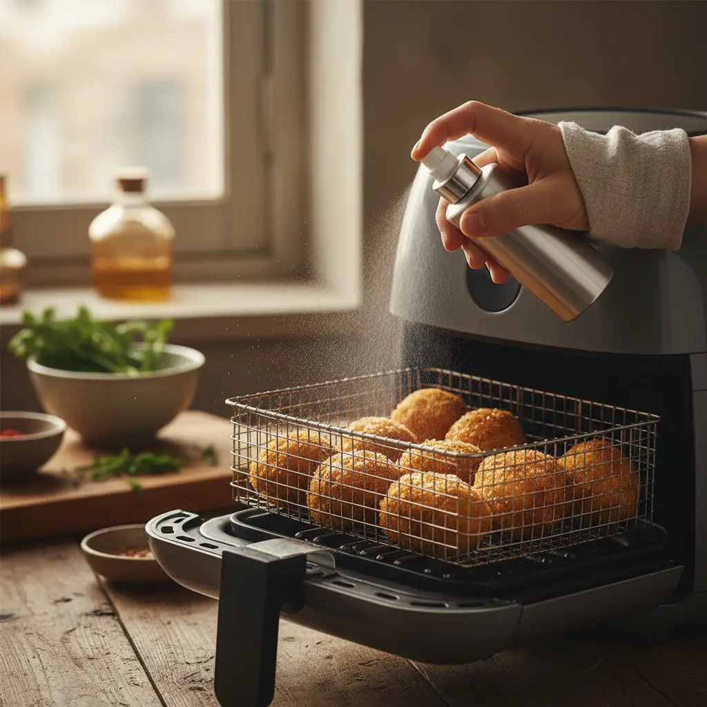 Croquete na Air Fryer: 3 Dicas para Ficar Perfeito e Crocante — detalhe