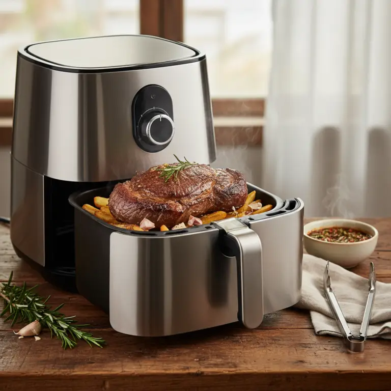 Ilustração editorial: Cupim na air fryer: como fazer em 60 minutos