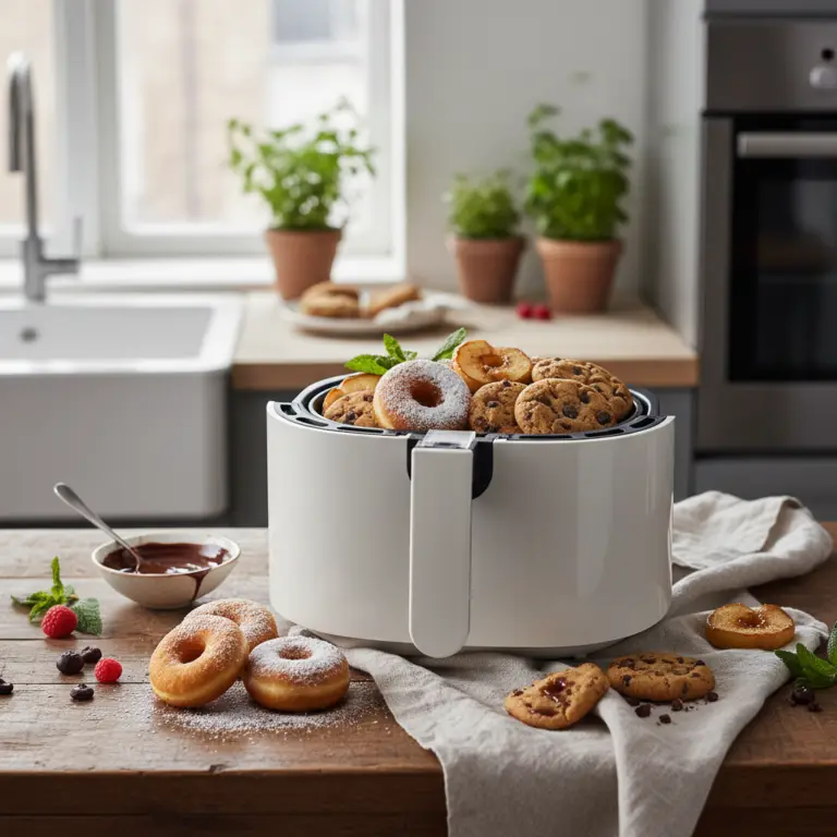 Ilustração editorial: Doces na air fryer: 5 receitas rápidas prontas em 15 minutos