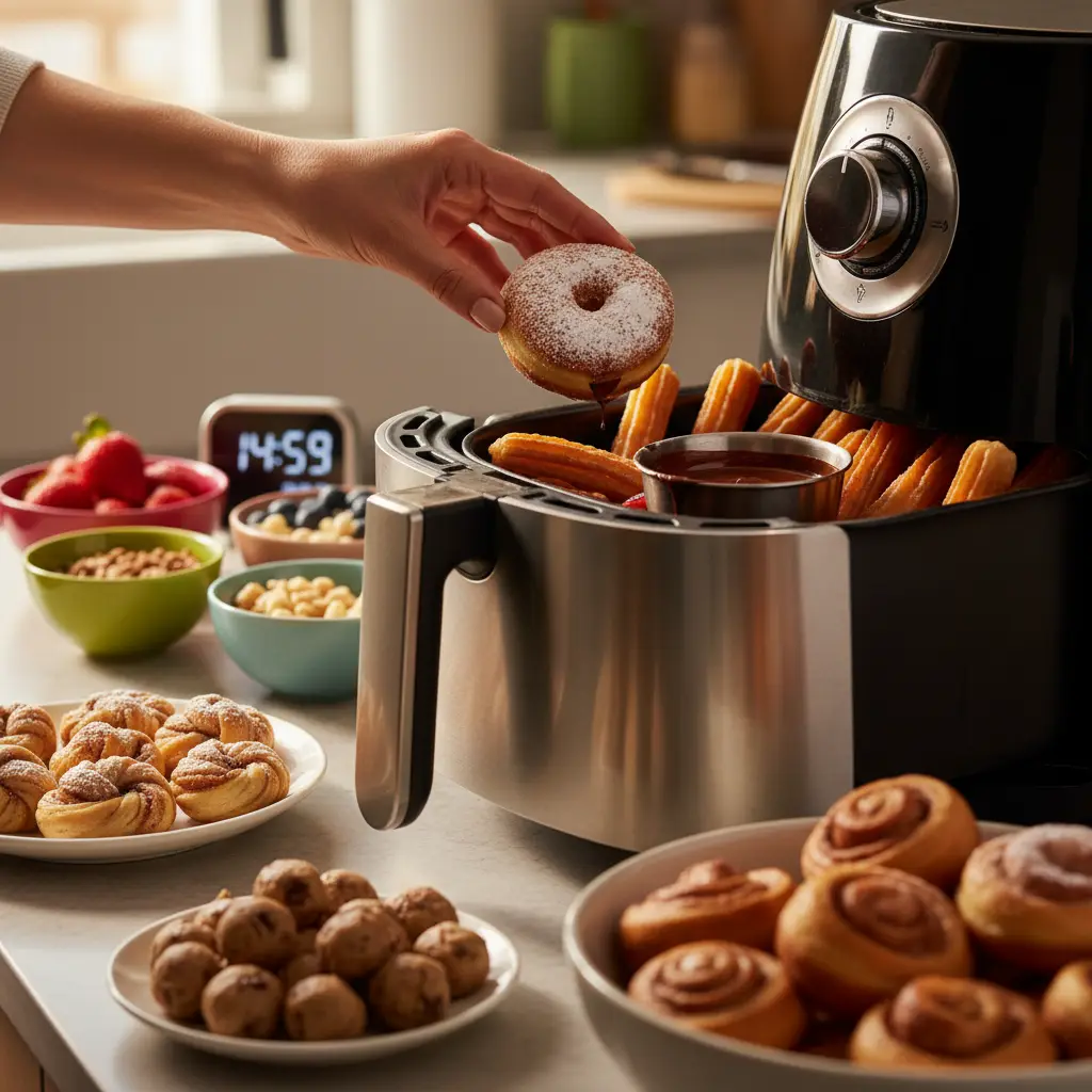 Doces na air fryer: 5 receitas rápidas prontas em 15 minutos — detalhe