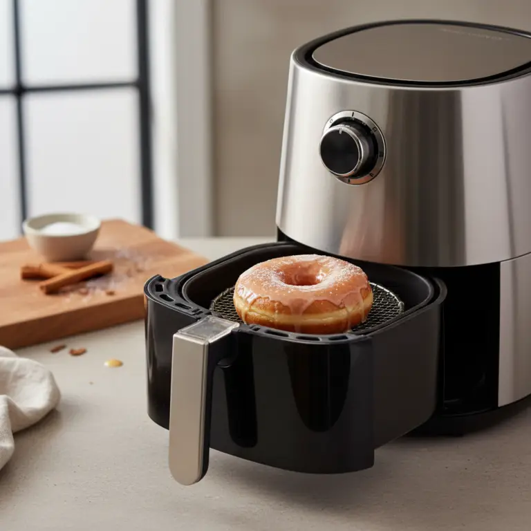 Ilustração editorial: Donut na air fryer: 5 passos para uma massa fofinha e dourada