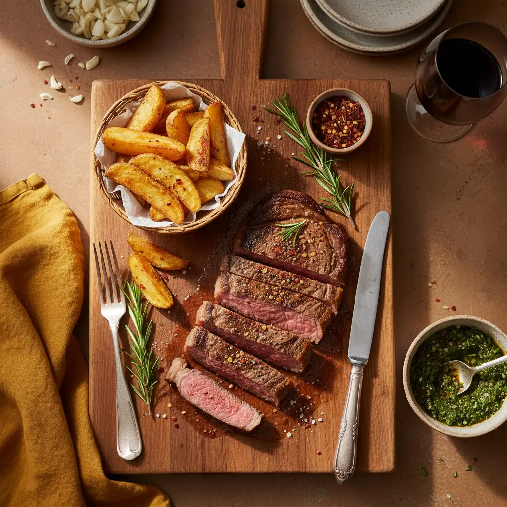 Fraldinha na air fryer: suculenta e pronta em 20 minutos — resultado