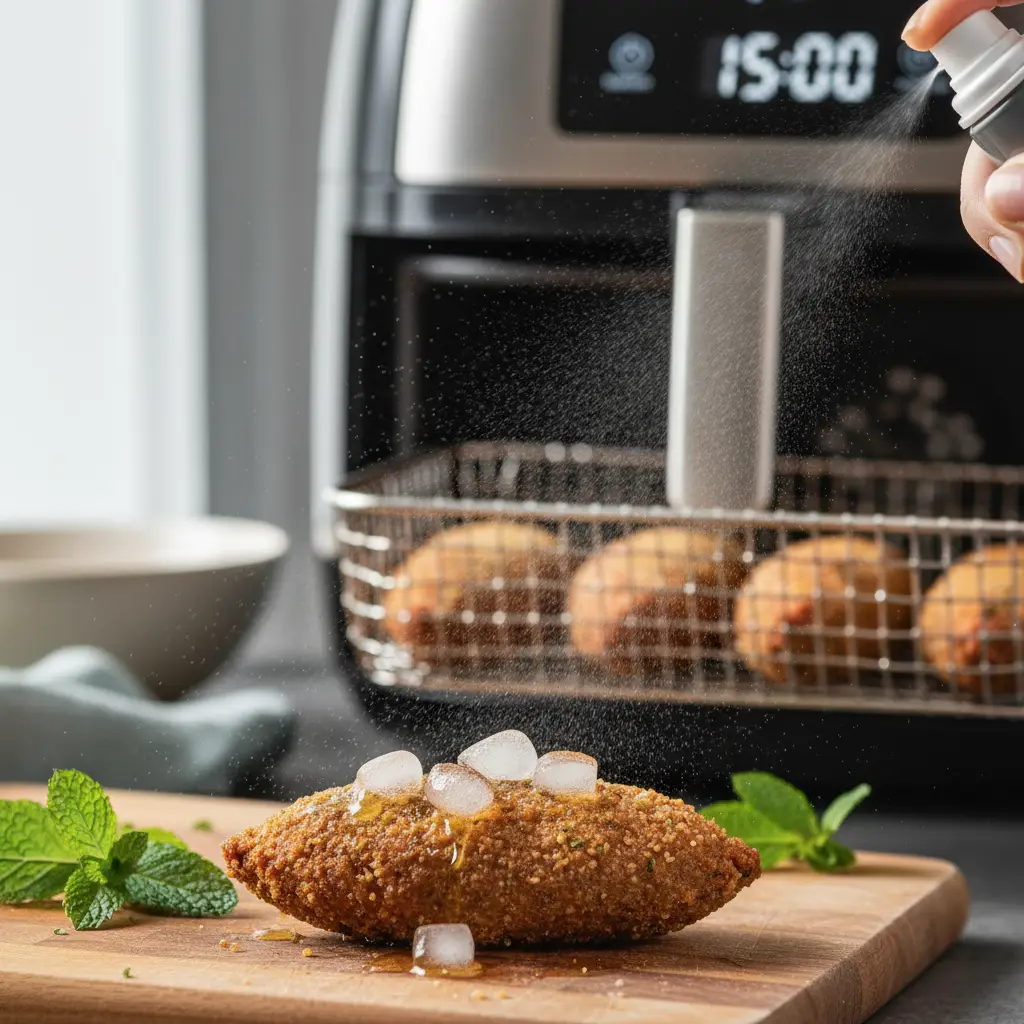 Kibe na Air Fryer: 3 Segredos para Ficar Crocante em 15 Min — detalhe