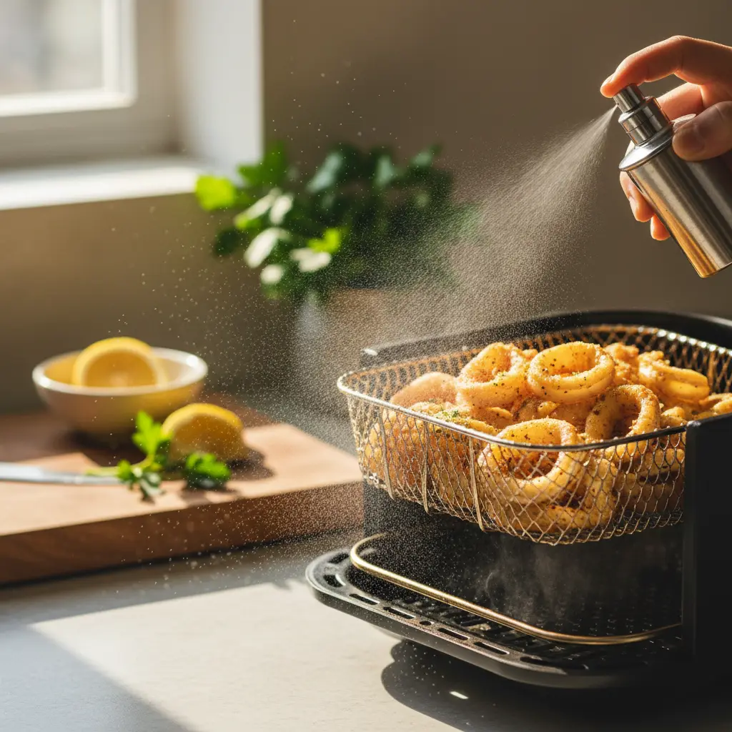 Lula na air fryer: 3 passos para ficar macia e crocante — detalhe