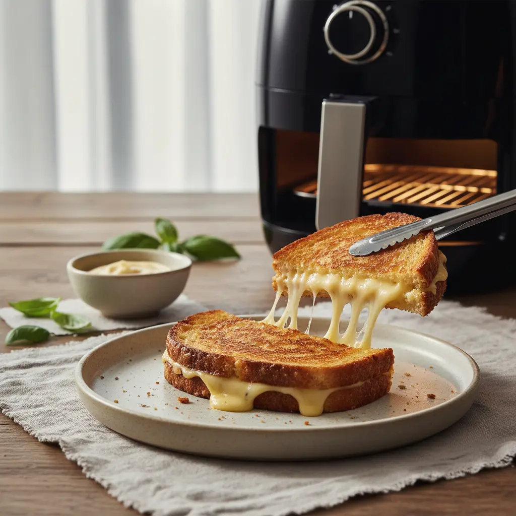 Misto quente na air fryer: 5 minutos para o lanche perfeito
