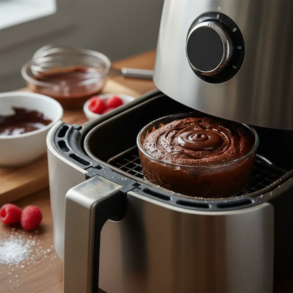 Mousse de chocolate na air fryer: receita pronta em 15 minutos — detalhe