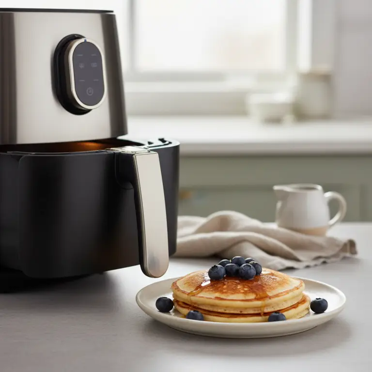 Ilustração editorial: Panqueca na air fryer: 5 passos para o café da manhã perfeito