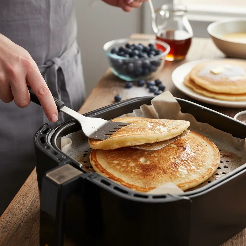 Panqueca na air fryer: 5 passos para o café da manhã perfeito — detalhe