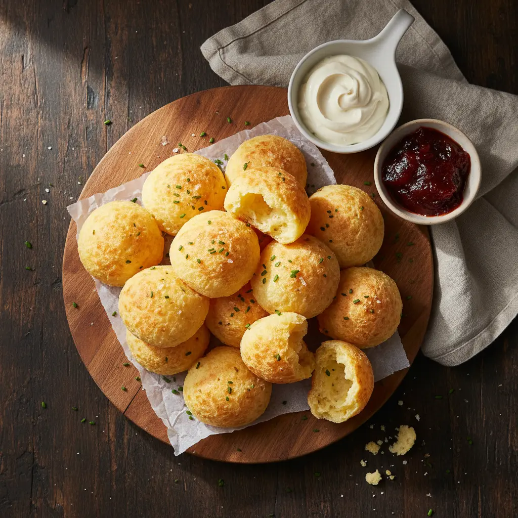 Pão de queijo air fryer: 15 minutos para o lanche perfeito — resultado