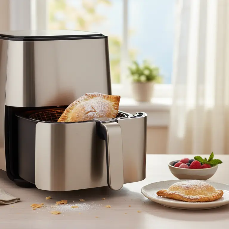 Ilustração editorial: Pastel congelado na air fryer: 3 passos para ficar crocante