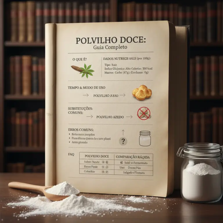 Ilustração editorial: Polvilho Doce: 5 dicas essenciais para suas receitas perfeitas