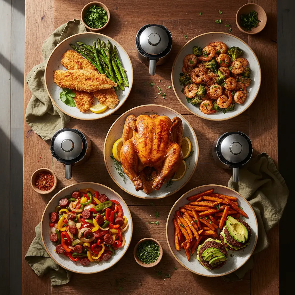 Receitas de jantar na air fryer: 5 opções prontas em 20 minutos — resultado