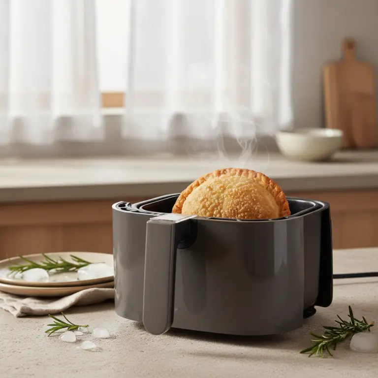 Ilustração editorial: Salgado congelado na air fryer: 3 dicas para ficar crocante