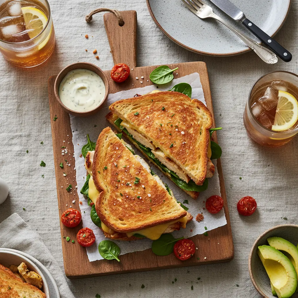 Sanduiche na air fryer: 3 passos para o lanche perfeito — resultado