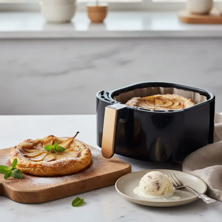 Ilustração editorial: Sobremesa na air fryer: 5 receitas prontas em até 15 minutos