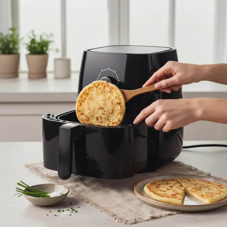 Ilustração editorial: Tapioca na Air Fryer: 3 passos para uma crocância perfeita
