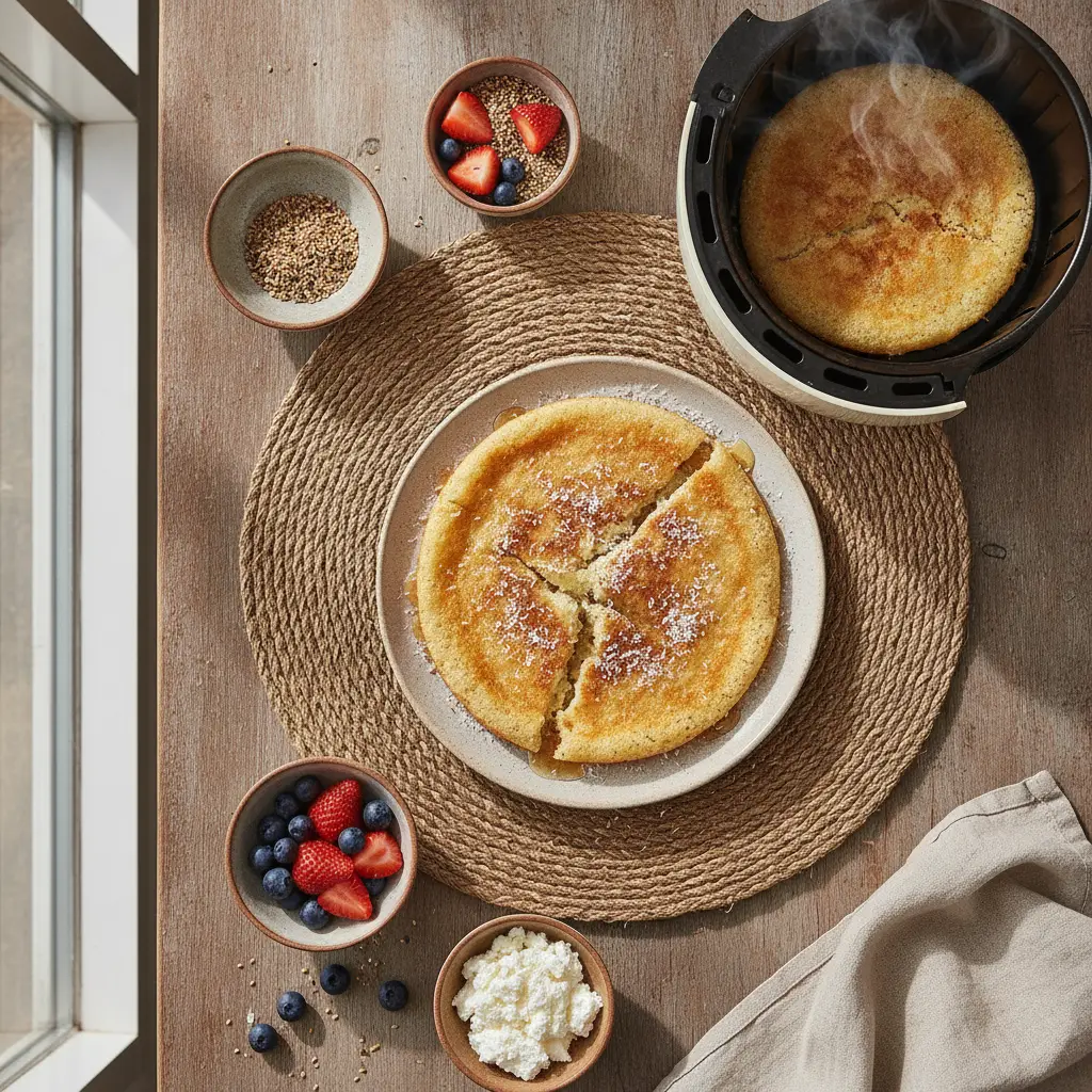 Tapioca na Air Fryer: 3 passos para uma crocância perfeita — resultado