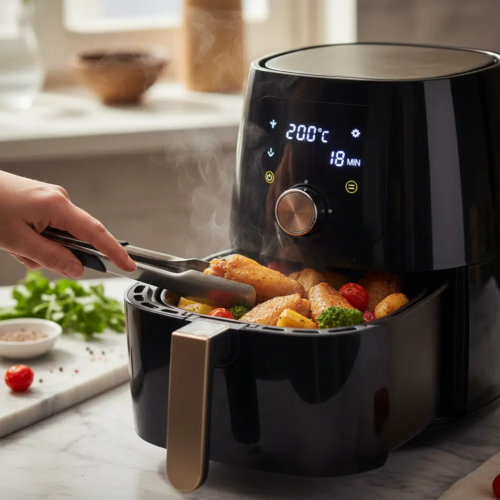 Temperatura ideal air fryer: 5 ajustes para resultados perfeitos — detalhe