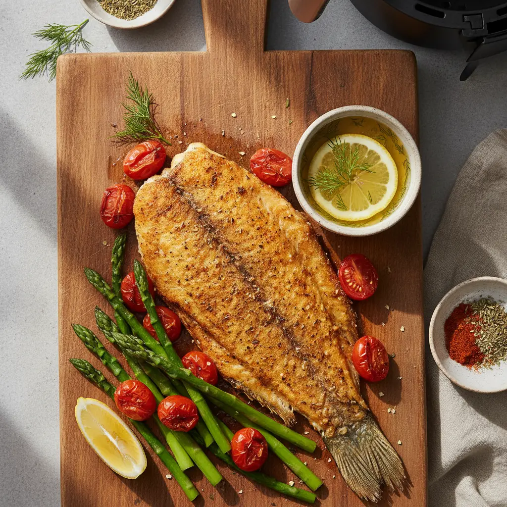 Tilápia na air fryer: 3 segredos para um peixe suculento — resultado