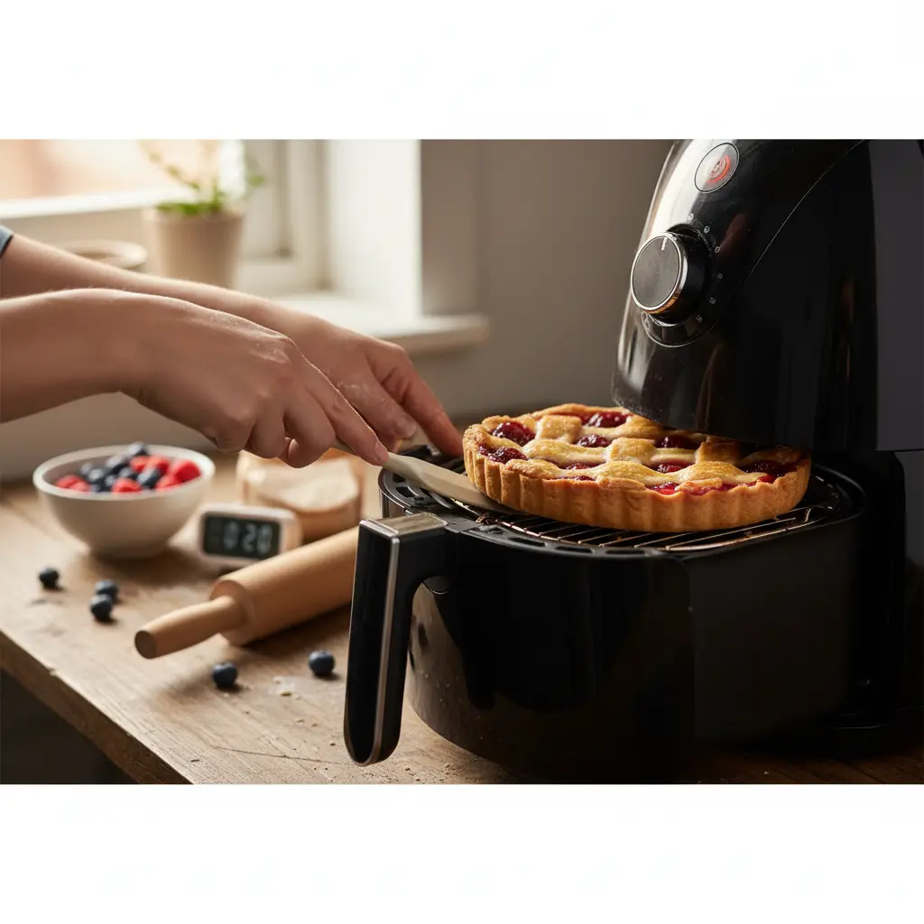 Torta doce na air fryer: aprenda a fazer em 20 minutos — detalhe