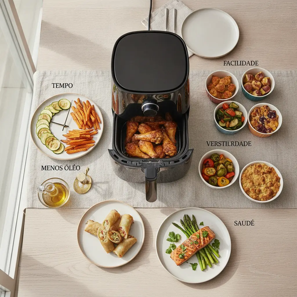Vantagens da air fryer: 5 motivos para economizar tempo e óleo — resultado