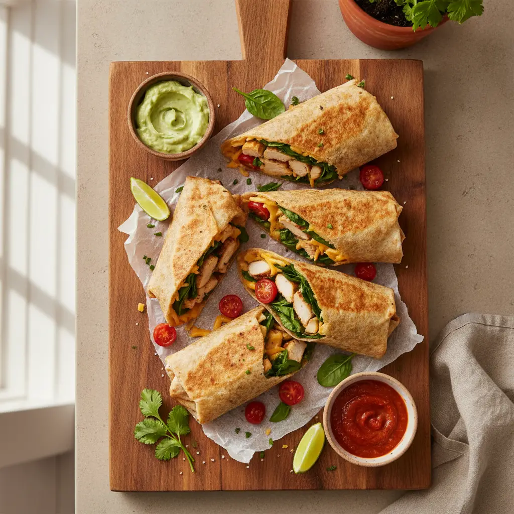 Wrap na air fryer: 3 passos para crocância perfeita em 5 min — resultado
