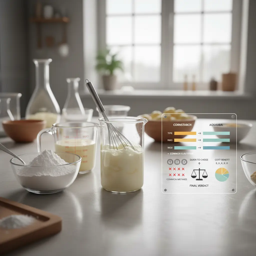 Amido de Milho vs Aquafaba: 2 ingredientes para receitas perfeitas — detalhe