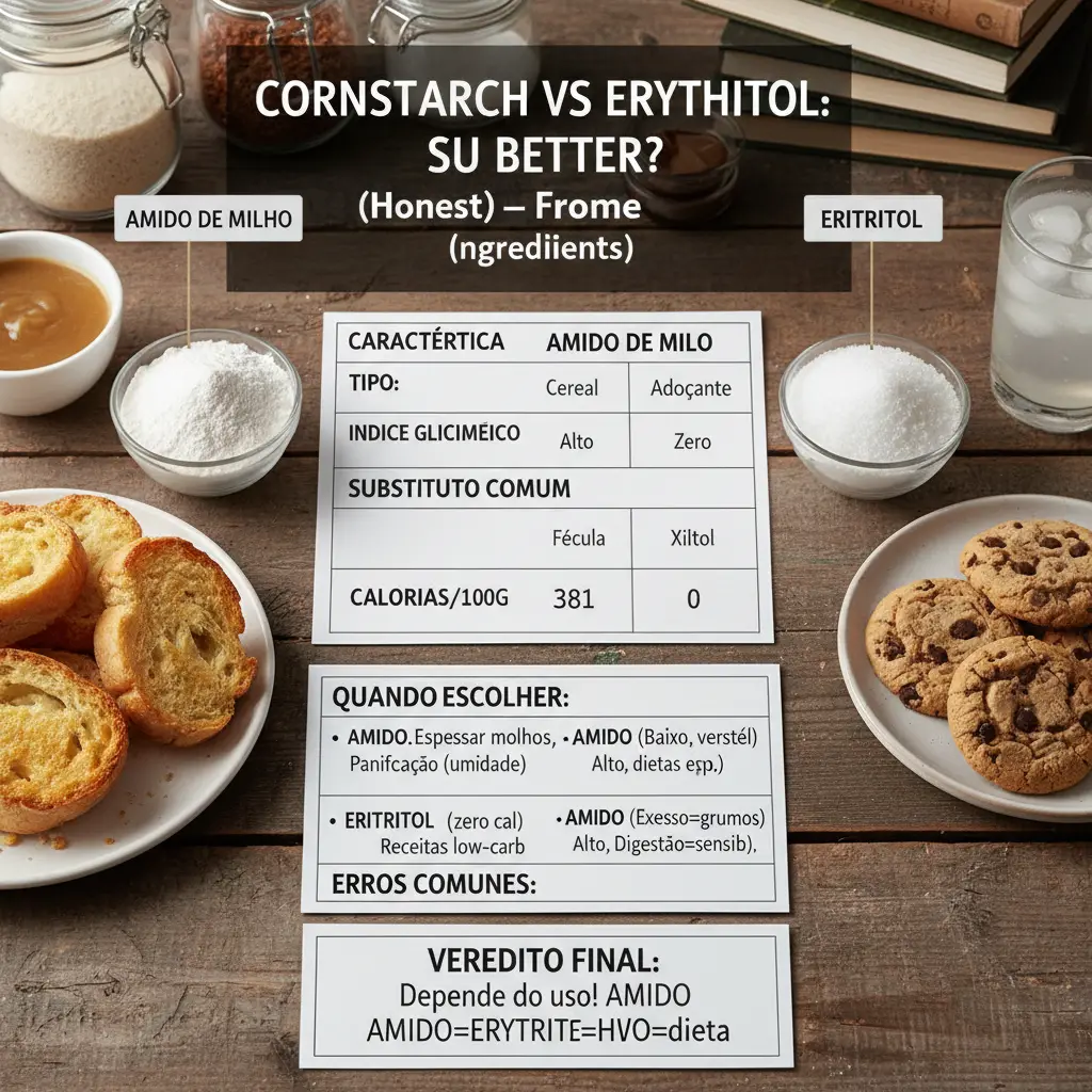 Amido de Milho vs Eritritol: 5 Diferenças Reais na Air Fryer — resultado