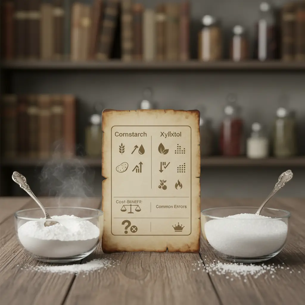 Amido de Milho vs Xilitol: 2 Ingredientes Que Mudam Sua Dieta — detalhe