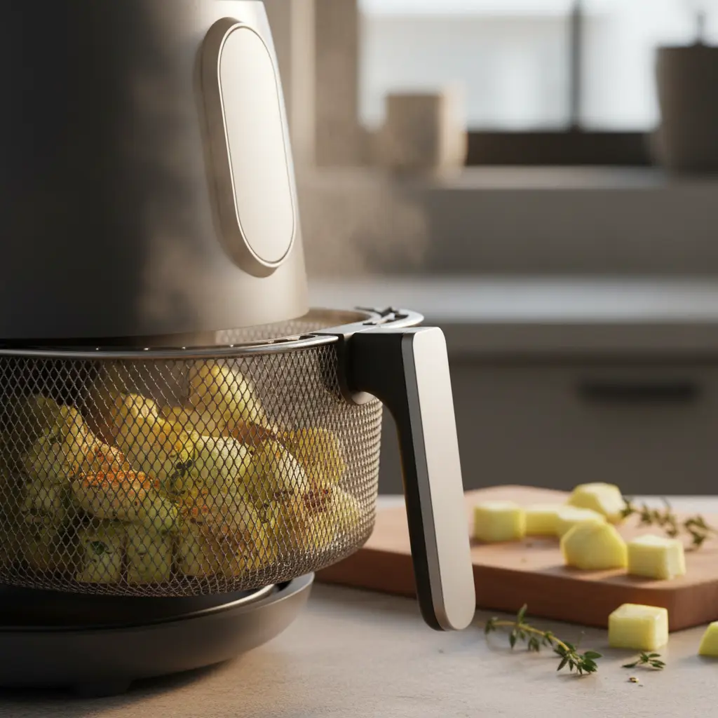 Chuchu na Air Fryer: 3 Truques para Ficar Crocante em 15 min — detalhe