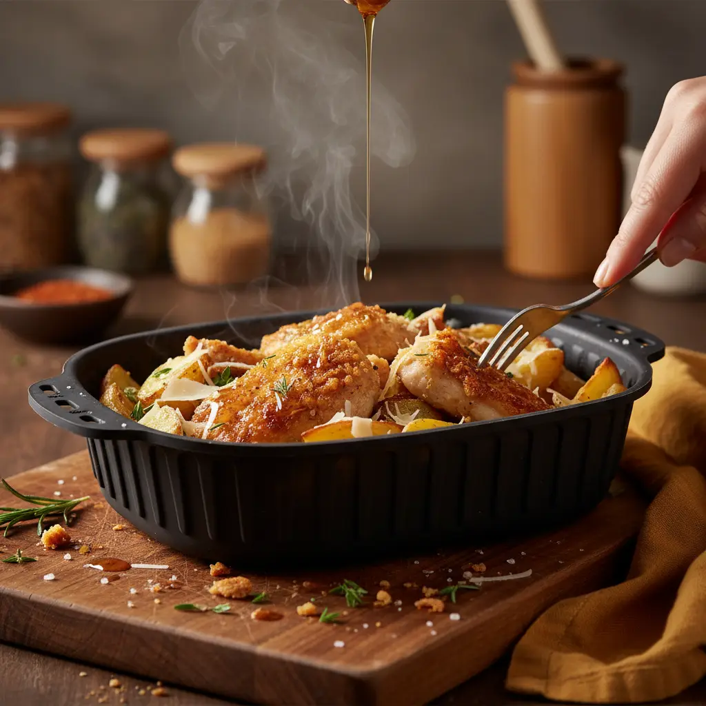 Forma de silicone para air fryer vale a pena? 3 fatos reais — detalhe