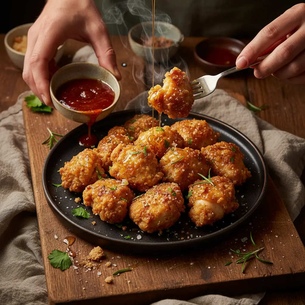 Frango a passarinho air fryer: receita suculenta em 25 minutos — resultado