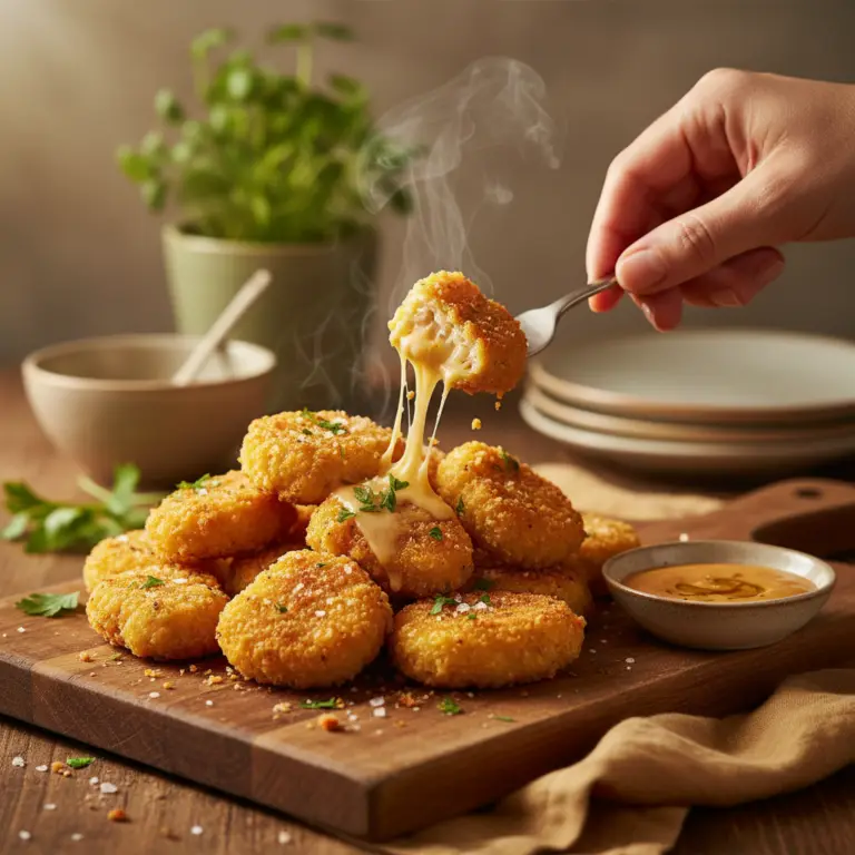 Nuggets caseiro air fryer: 15 minutos para um petisco crocante