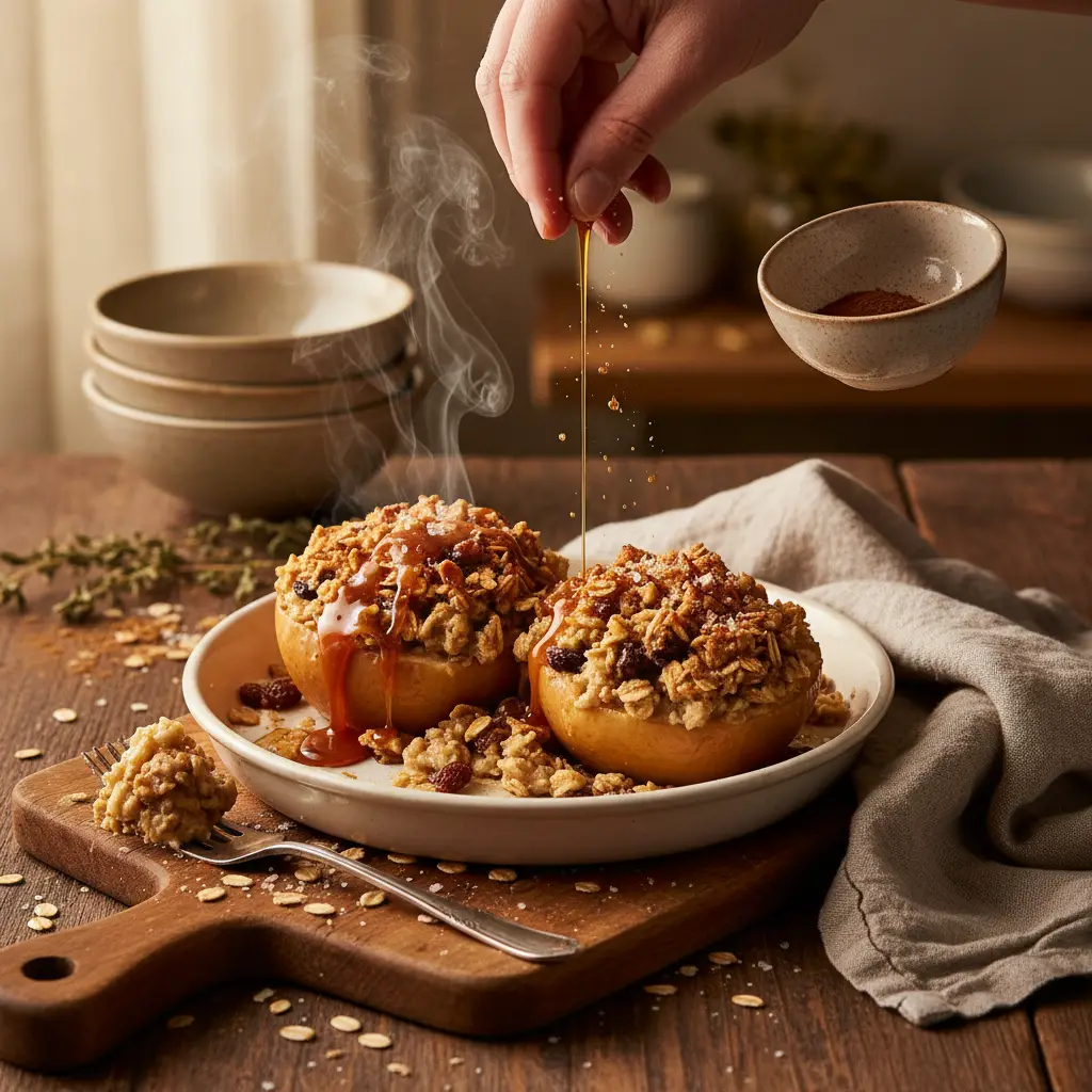 Maçã assada air fryer: sobremesa pronta em apenas 15 minutos — resultado