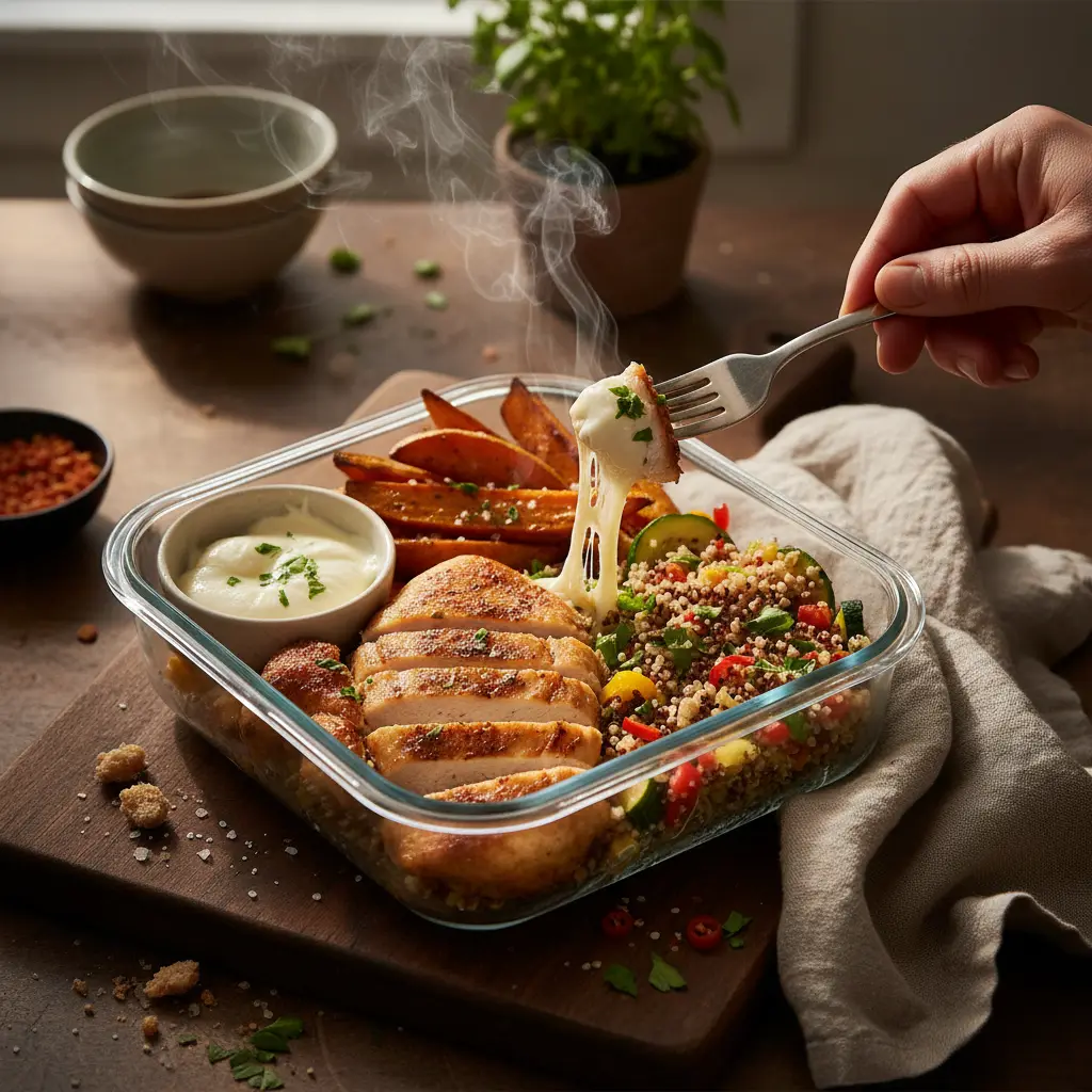 Marmita fitness air fryer: 5 receitas prontas em 30 minutos — resultado