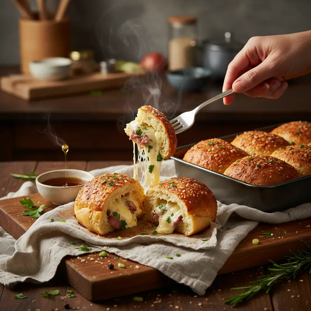 Pão de alho air fryer: 3 passos para o recheio perfeito — resultado