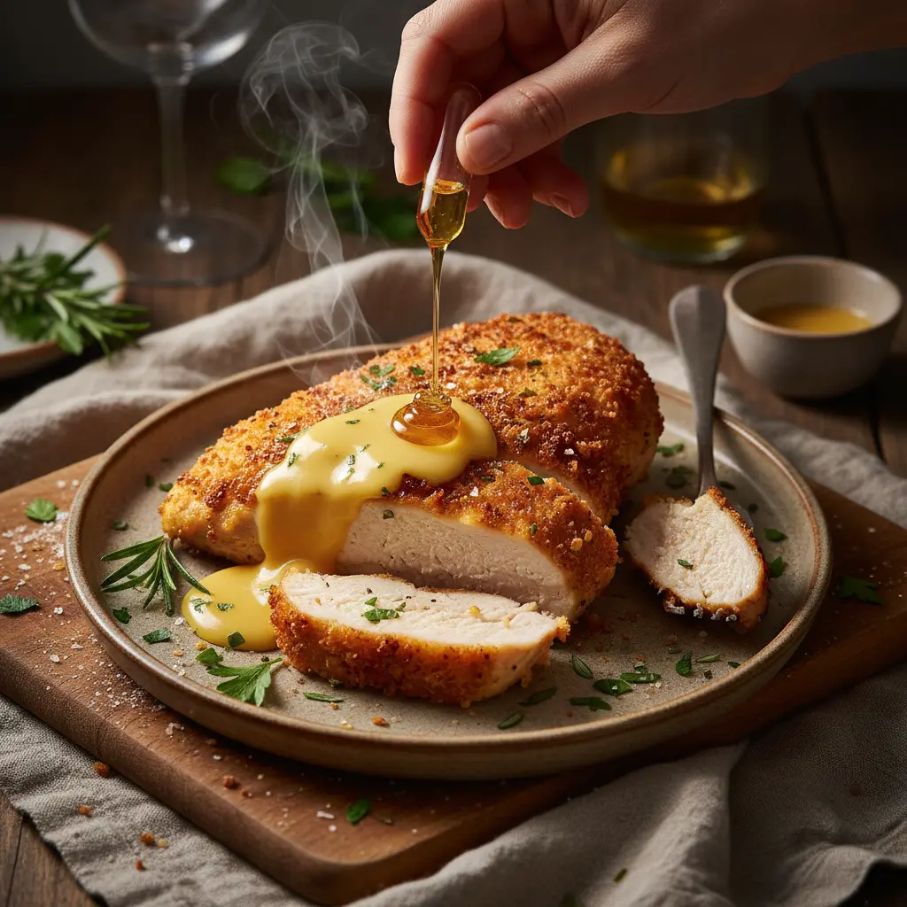 Peito de frango air fryer: 3 passos para ficar suculento — resultado