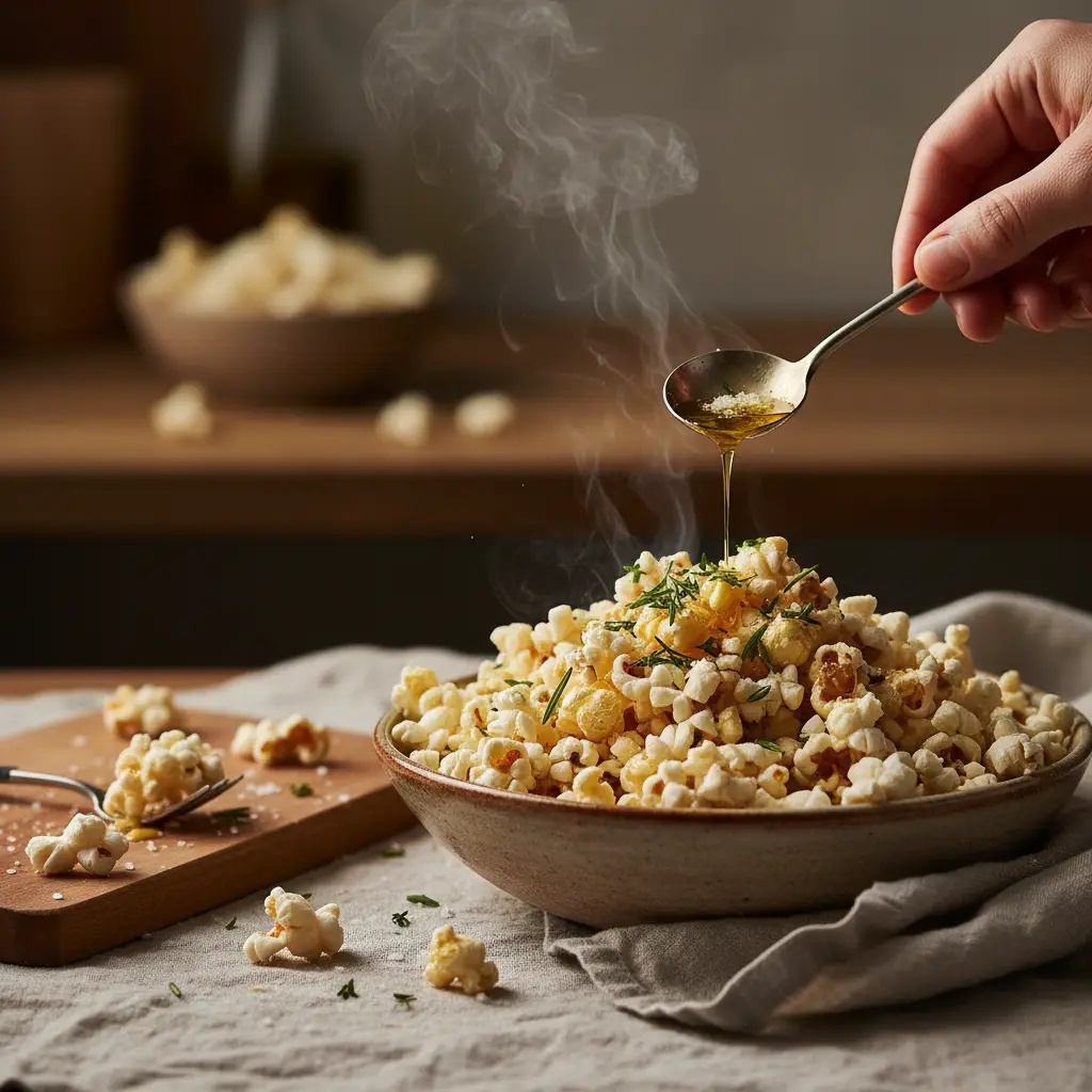 Pipoca na air fryer: 3 truques para estourar 95% sem queimar — detalhe