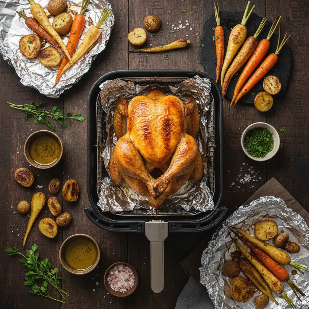 Pode colocar papel alumínio air fryer? 3 regras de ouro — resultado