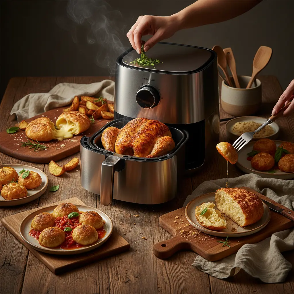 Qual air fryer comprar para famílias de 5 pessoas ou mais — resultado